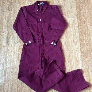 Big Bud Press Long sleeve Everyday Jumpsuit Cranberry